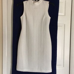 Sharagano New York, Sleeveless White Dress. Size 4